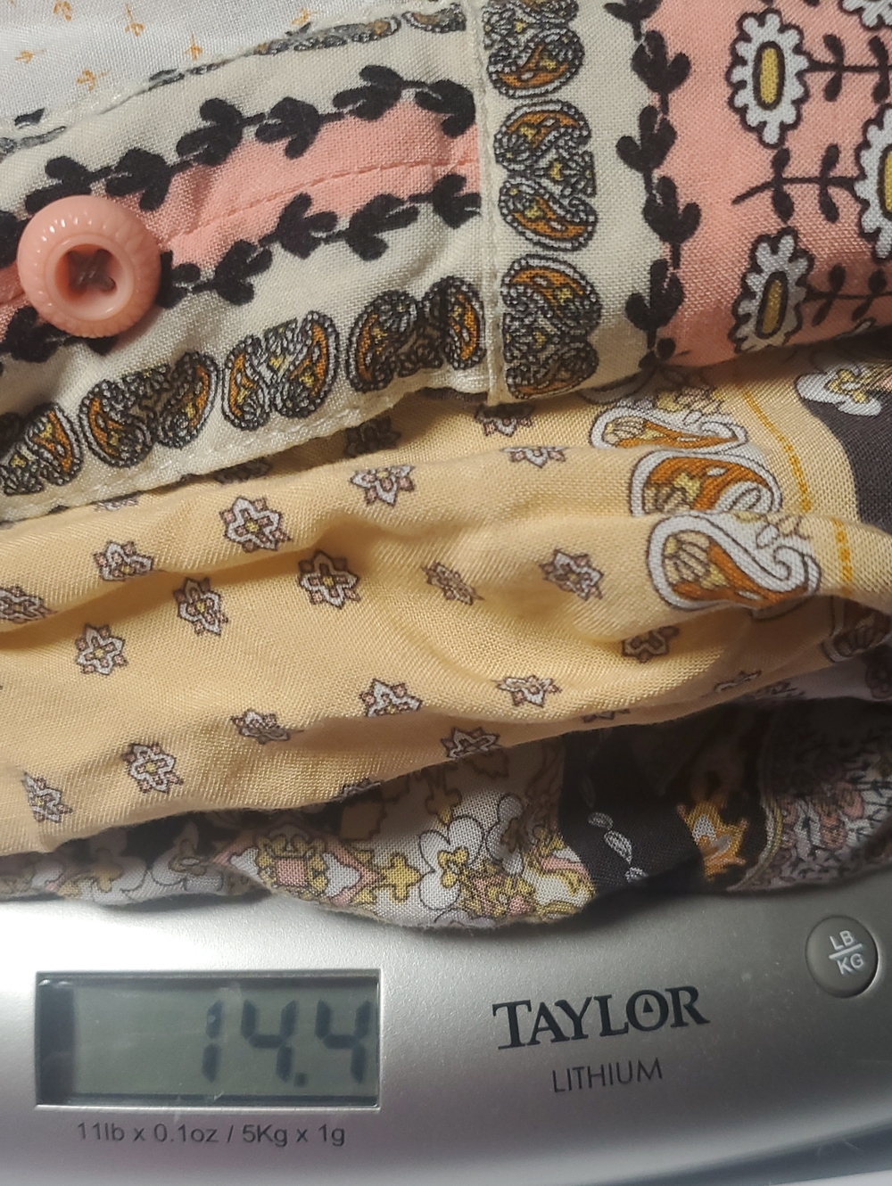 Matilda Jane Perfectly Paisley Boho Patchwork Maxi Dress Size Sm Pockets Tie - Picture 13 of 13